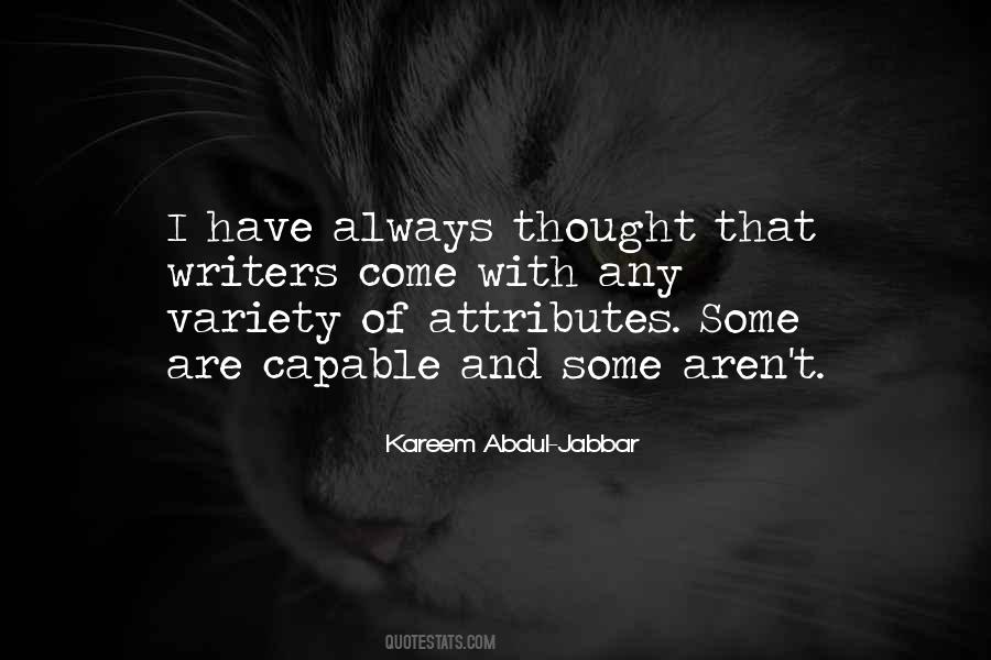 Quotes About Attributes #999049