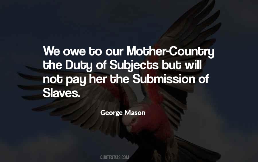 Mother Country Quotes #1829873