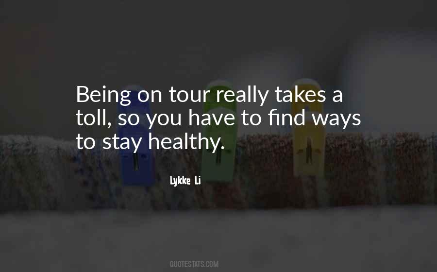 Quotes About Tour #1716262