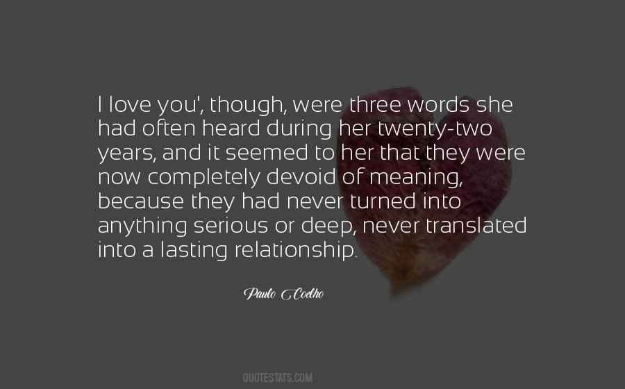 Quotes About Lasting Love #782842