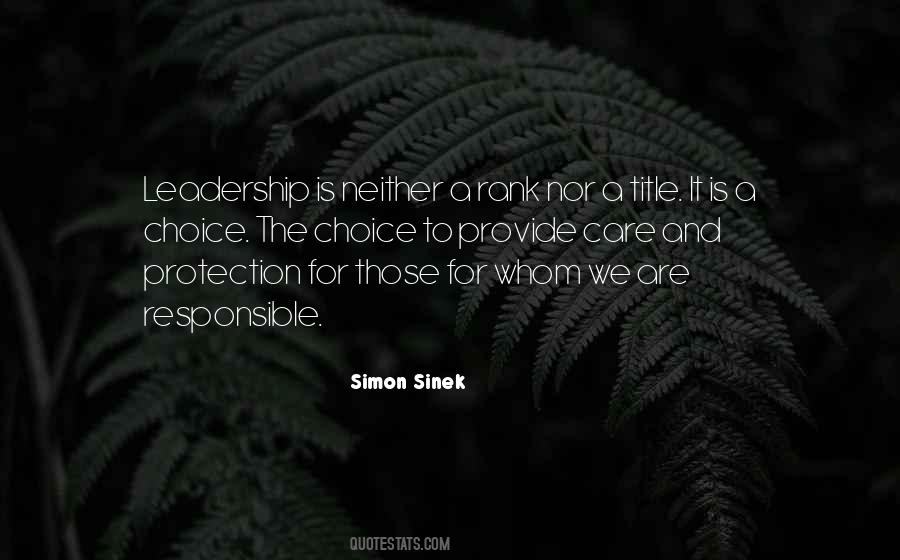 Quotes About Responsible Leadership #502743