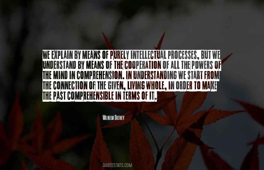 Quotes About Intellectual Connection #173972