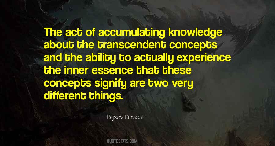 Quotes About Knowledge And Experience #114800