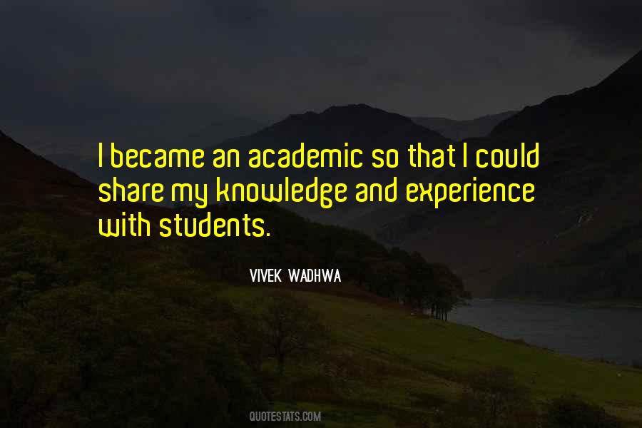 Quotes About Knowledge And Experience #1194528