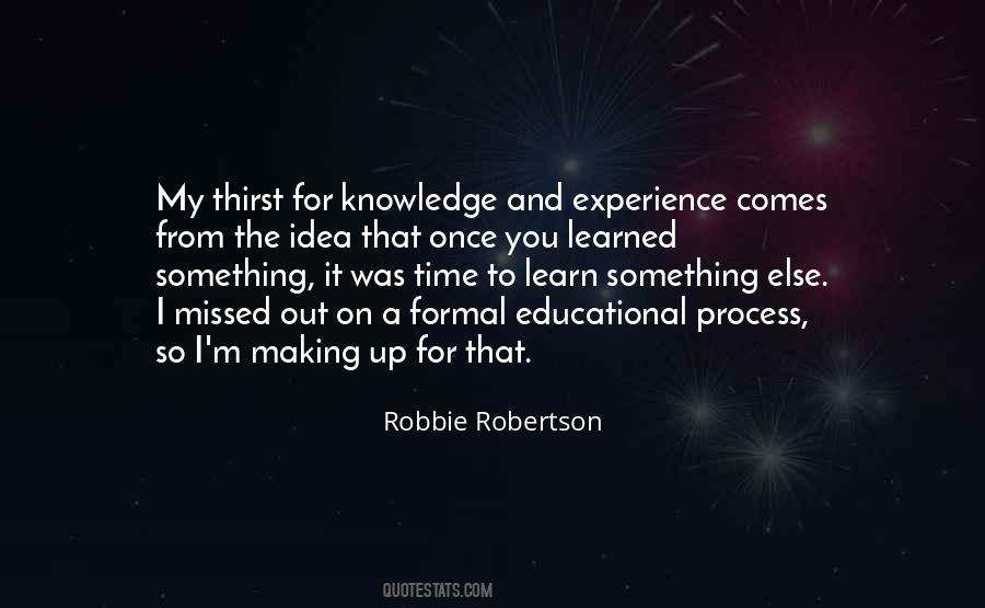 Quotes About Knowledge And Experience #1688465