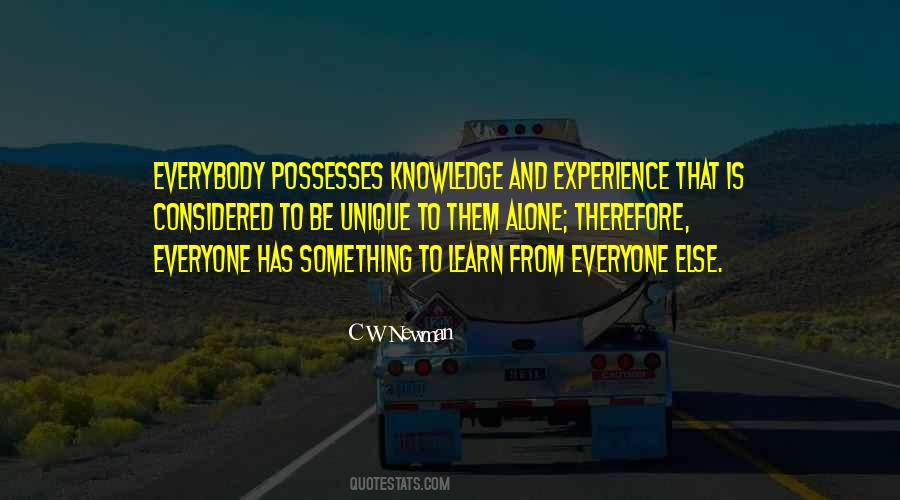 Quotes About Knowledge And Experience #999716