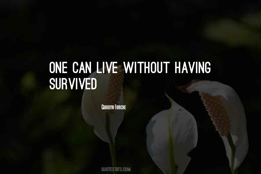 Quotes About Survived #1298610