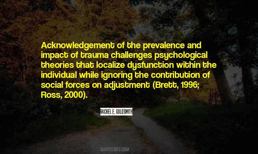 Psychological Impact Quotes #1008137