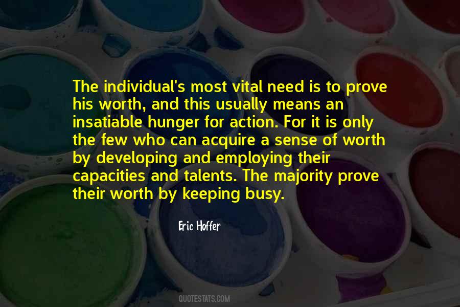 Quotes About Individual Worth #1372220