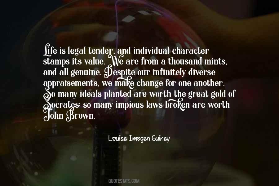 Quotes About Individual Worth #1394795