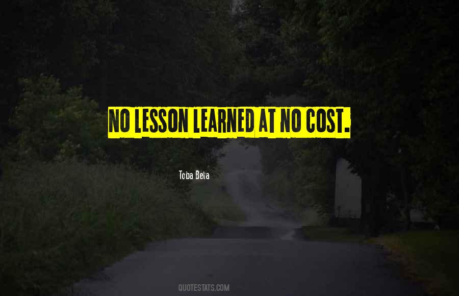 Quotes About Lesson Learned #1718092