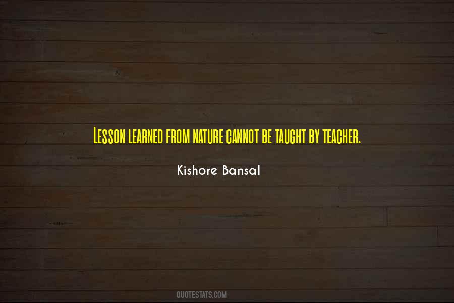 Quotes About Lesson Learned #1824232