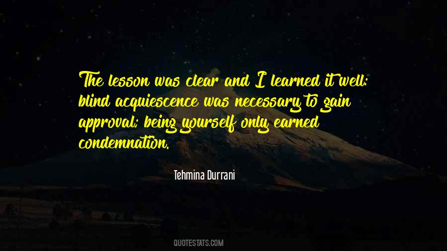 Quotes About Lesson Learned #183502