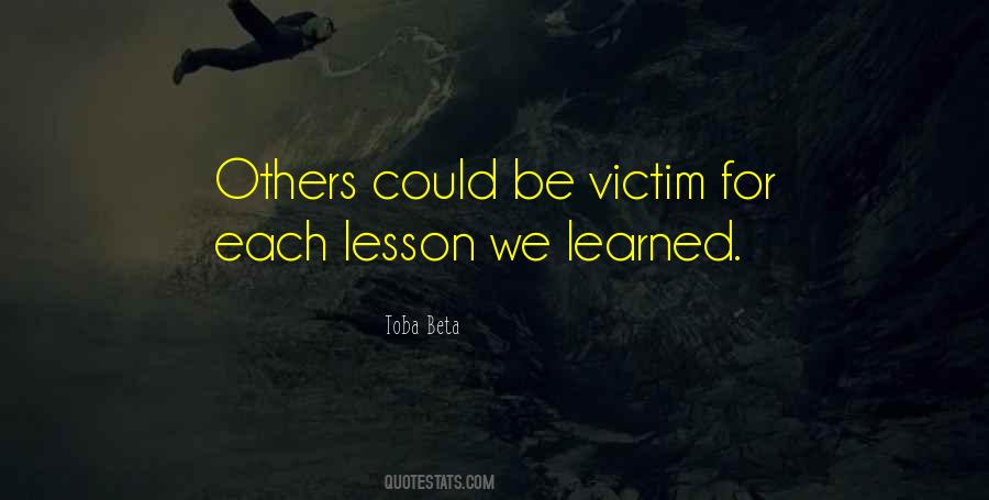 Quotes About Lesson Learned #201444