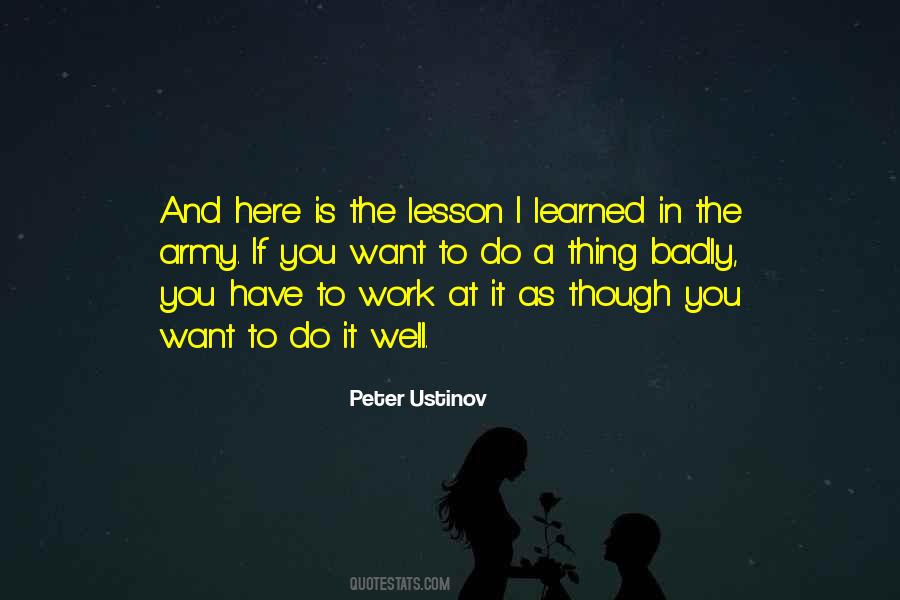 Quotes About Lesson Learned #59358