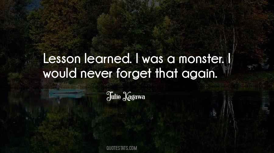 Quotes About Lesson Learned #972365