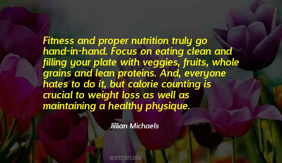 Quotes About Nutrition And Fitness #1338869