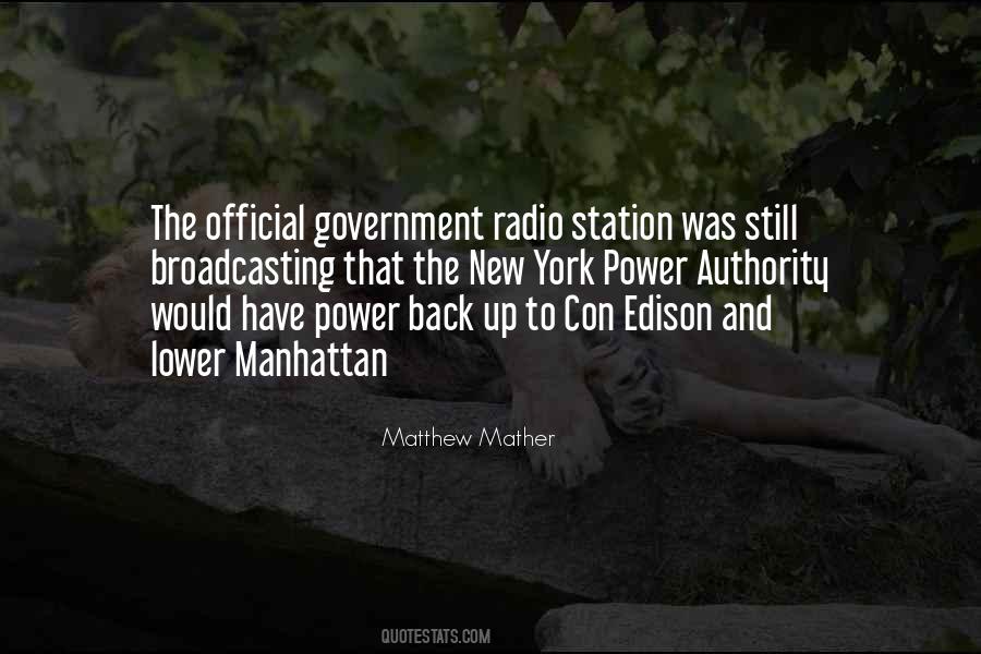 The Power Of Radio Quotes #1649768