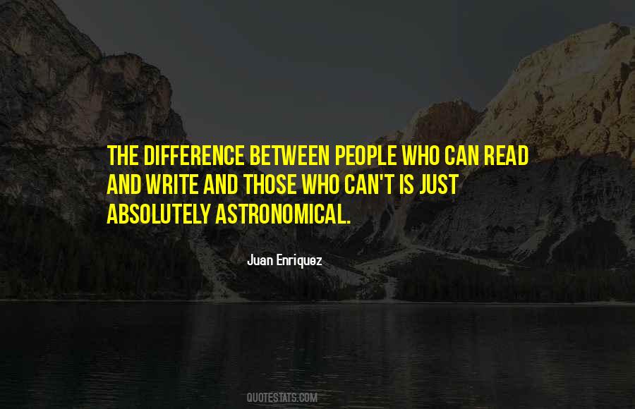 The Differences Between People Quotes #122010