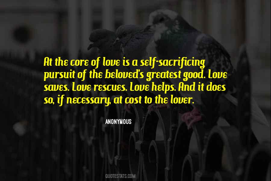 Quotes About Sacrificing Yourself #323957