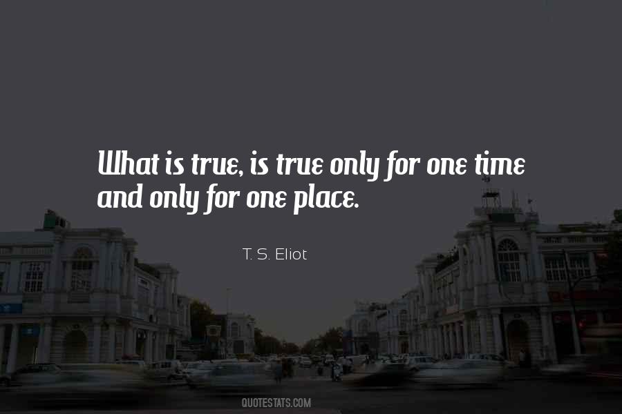 Quotes About One Place #936043