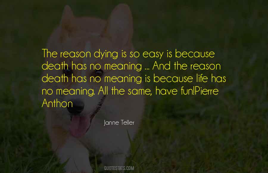 Quotes About Dying And Death #35188