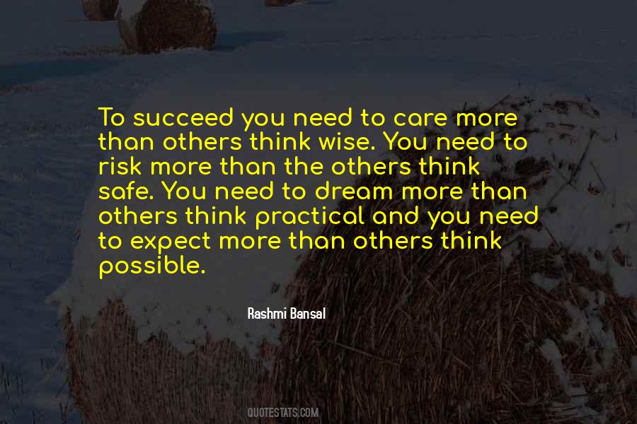 Need To Succeed Quotes #1015965