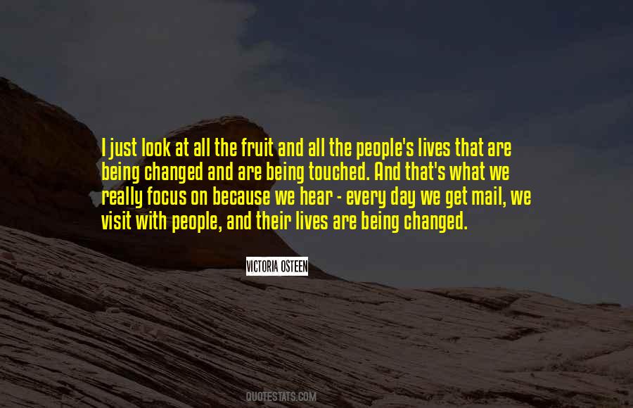 Quotes About People's Lives #1311023