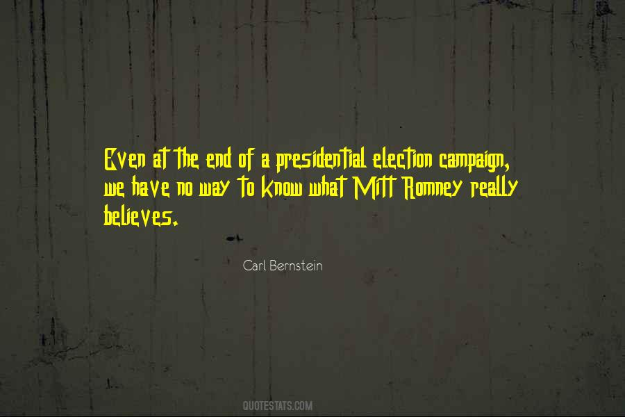 Presidential Election Campaign Quotes #286520