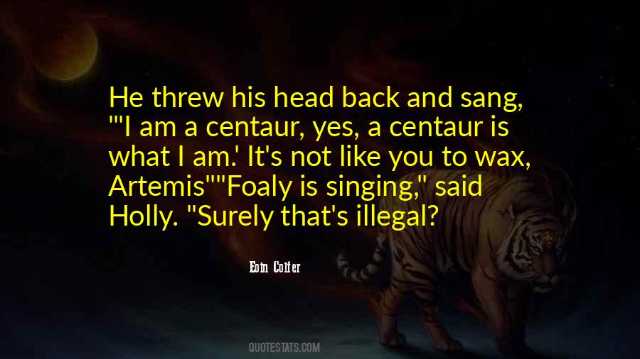 Foaly The Centaur Quotes #42531