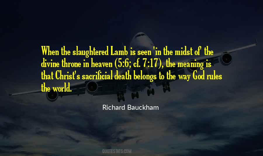 Quotes About Sacrificial #1026667