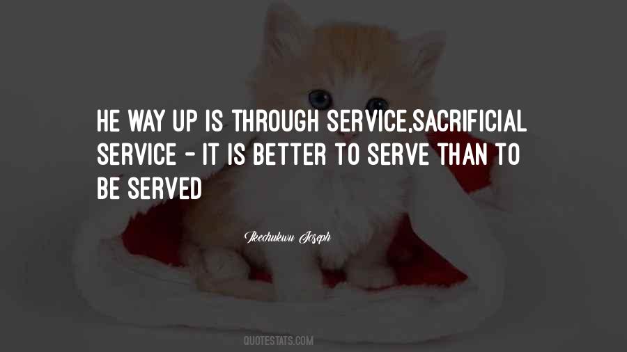 Quotes About Sacrificial #1483890