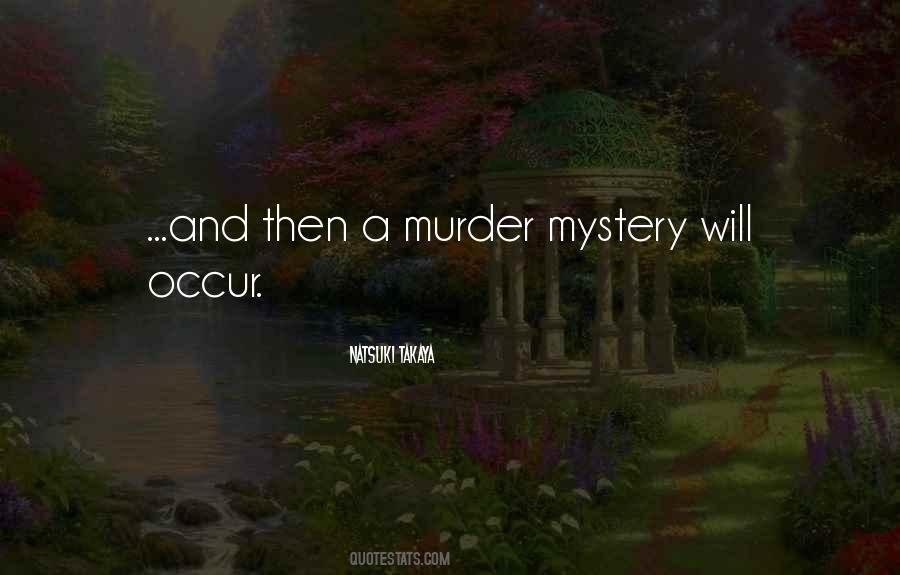 Mystery Murder Quotes #47