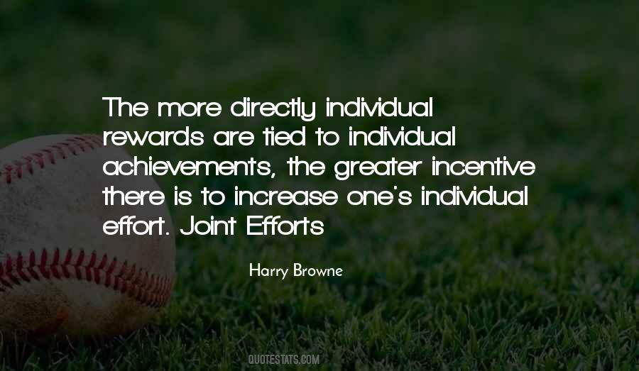 Quotes About Joint Effort #635908