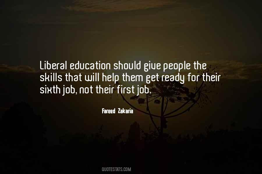 Quotes About Liberal Education #1168316