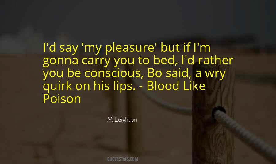 Blood Like Poison Quotes #1362733