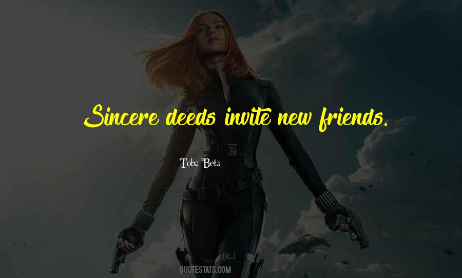 Quotes About Sincere Friends #1502181