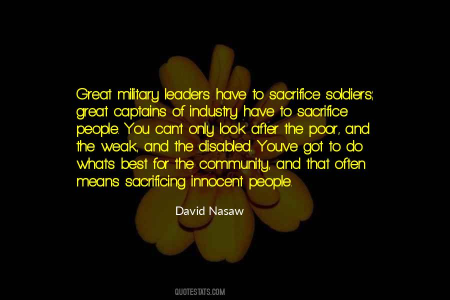 Quotes About Sacrifice Military #1585396