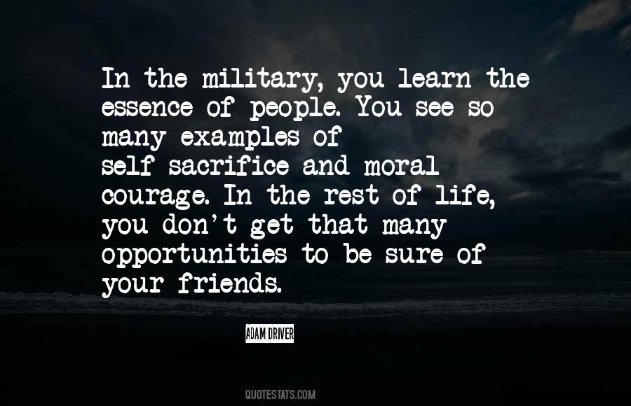 Quotes About Sacrifice Military #1861171