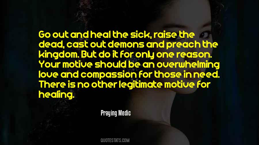 Quotes About Healing The Sick #78325