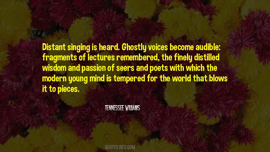 Quotes About Singing Voices #1857449