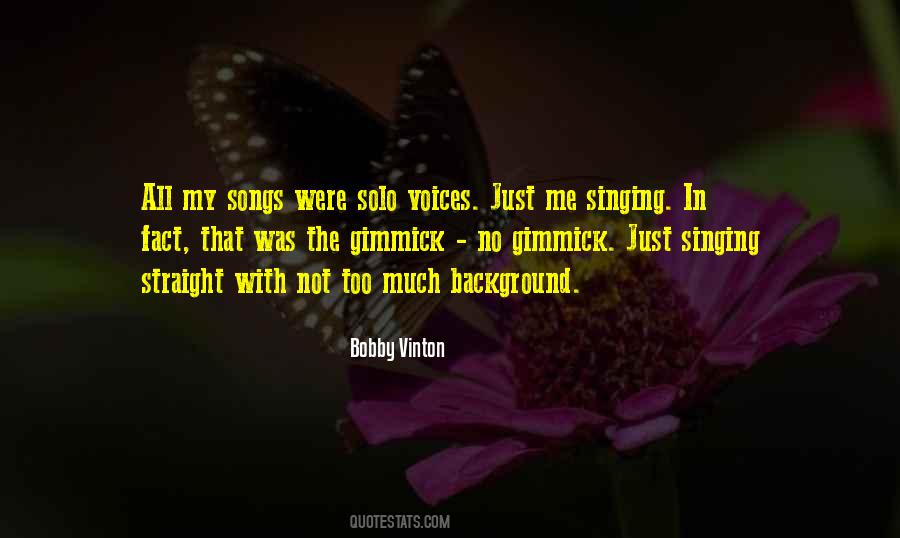 Quotes About Singing Voices #532803