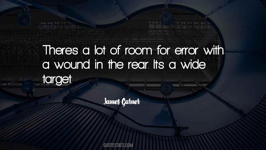 No Room For Error Quotes #1670203