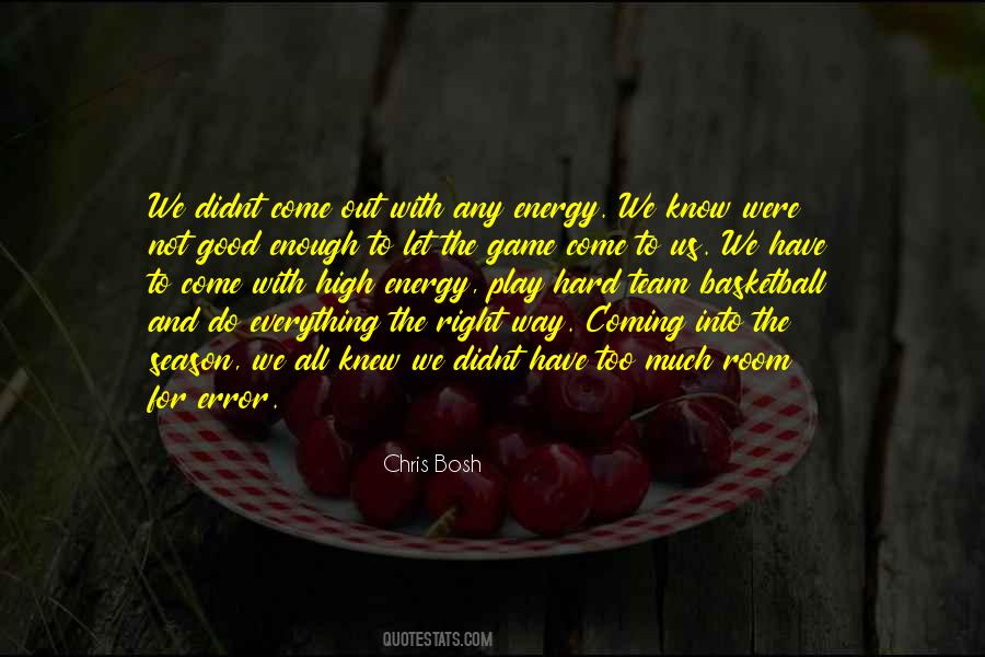 No Room For Error Quotes #175042