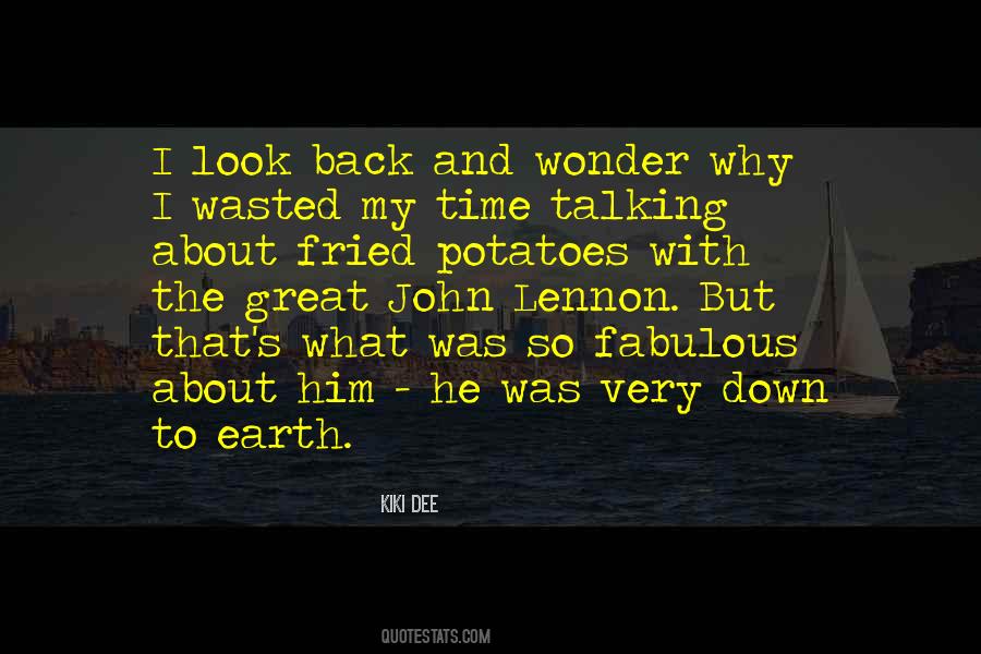 Only Time You Should Look Back Quotes #160249