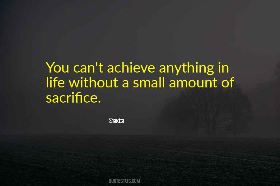Quotes About Sacrifice In Life #784227