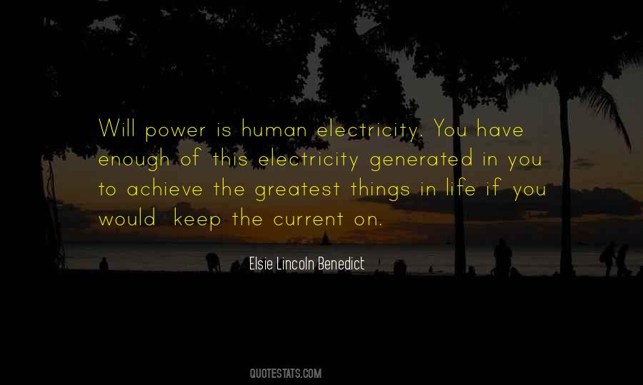 Quotes About Electricity #1376744