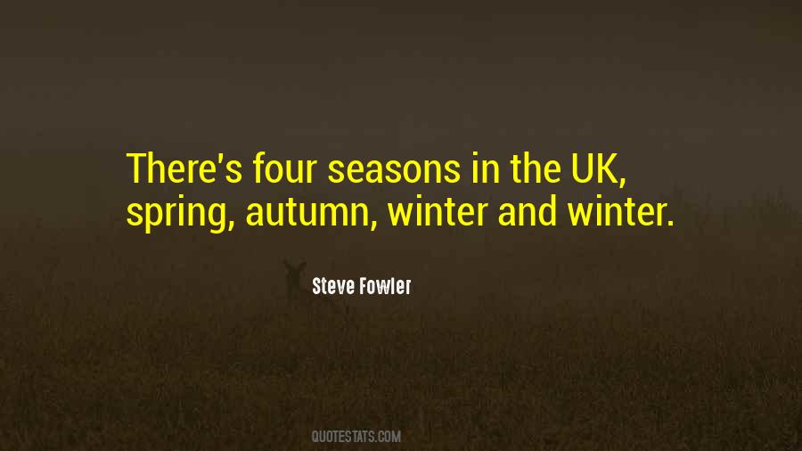 Quotes About All Four Seasons #819241