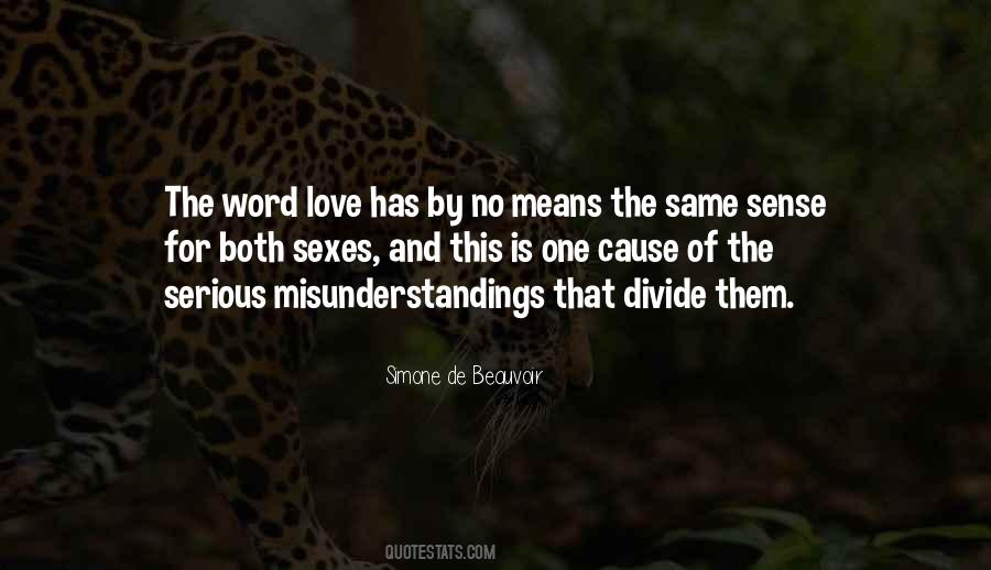 Quotes About The Word Love #1601624