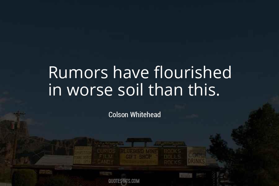 Quotes About Rumors #1130986